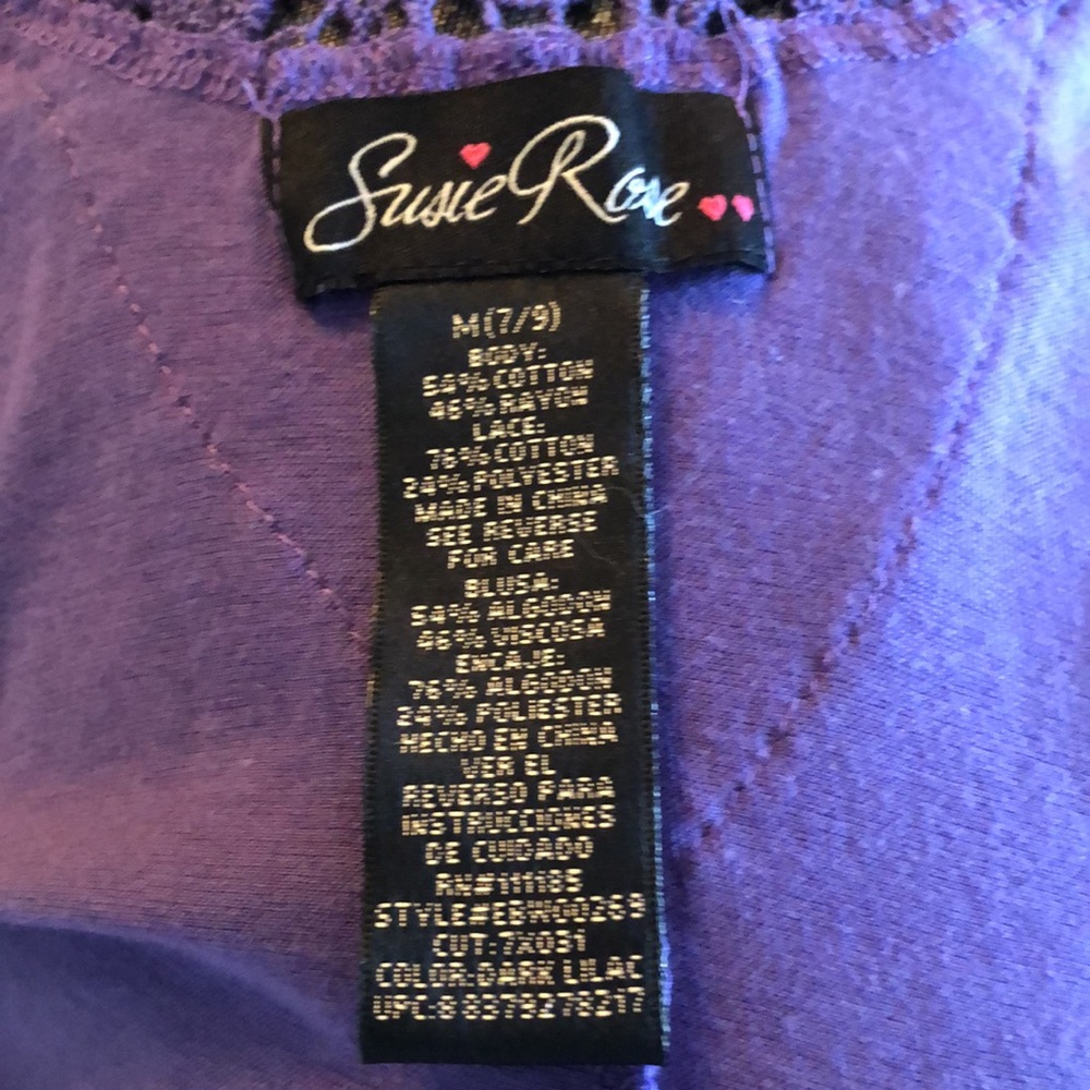 SZ M 7/9 SUSIE ROSE TOP NEW - Picture 4 of 5